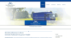 Desktop Screenshot of kloeckner-getraenke.de